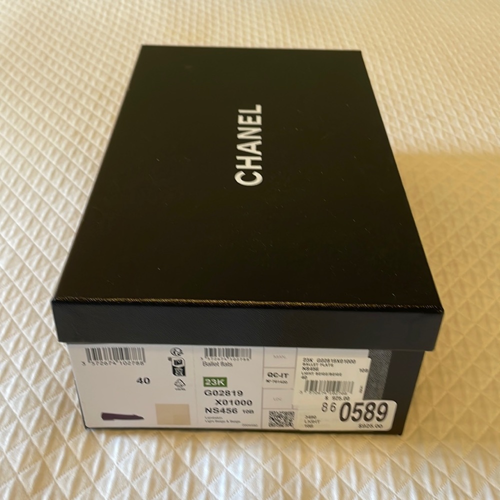 Chanel ballerina shoebox